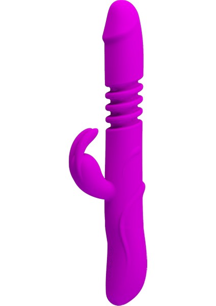 Lilitu Shop USB Şarjlı 3 Yönlü Titreşimli Klitoris Uyarıcılı Tavşan Vibratör