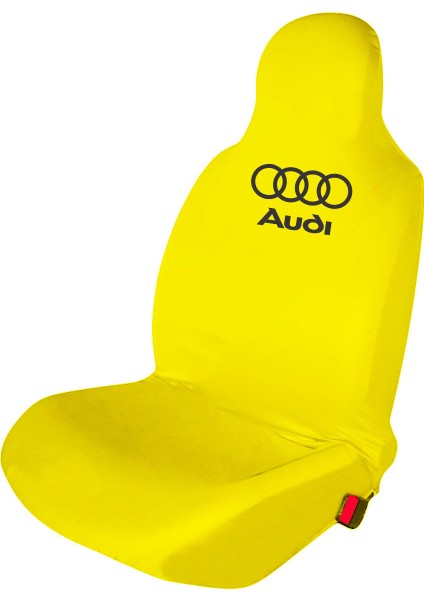 Audi Serisi Oto Koltuk Koruyucu 4 Parça Set Sarı