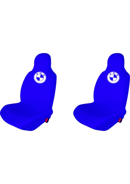 Bmw Serisi Koltuk Koruyucu Penye 4 Parça Set Mavi