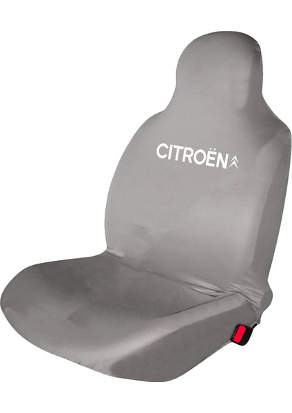Citroen Serisi Oto Araba Araç Koltuk Kılıfı 4 Parça Set Gri