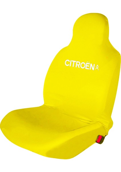 Citroen Serisi Oto Servis Kılıfı 4 Parça Set Sarı
