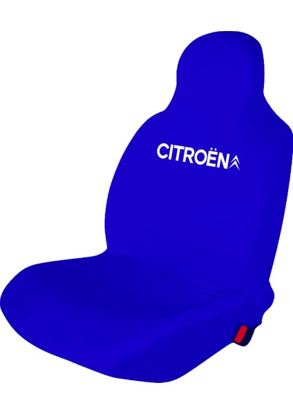 Citroen Serisi Oto Servis Kılıfı 4 Parça Set Mavi