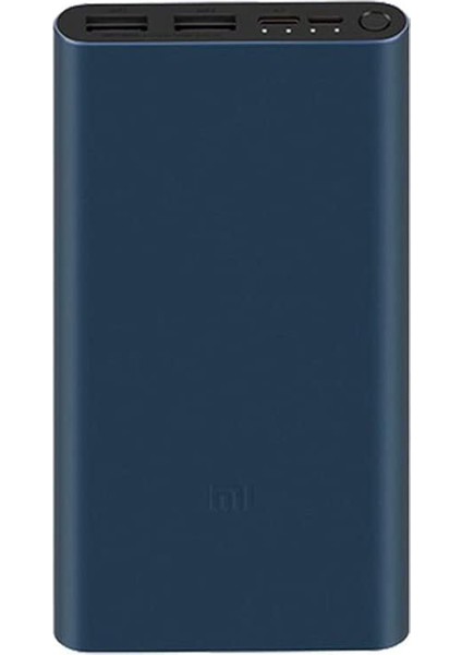 Mi 10000mAh Type-C Grişili Hızlı Şarj Destekli Taşınabilir Powerbank Siyah