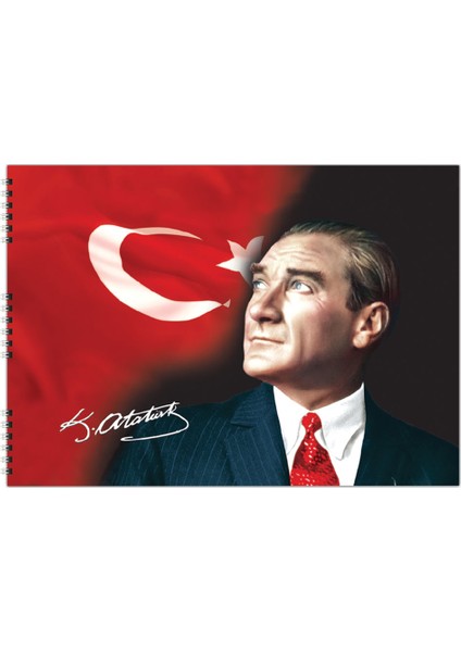 Atatürk Resim Defteri 35X50 25 Yaprak