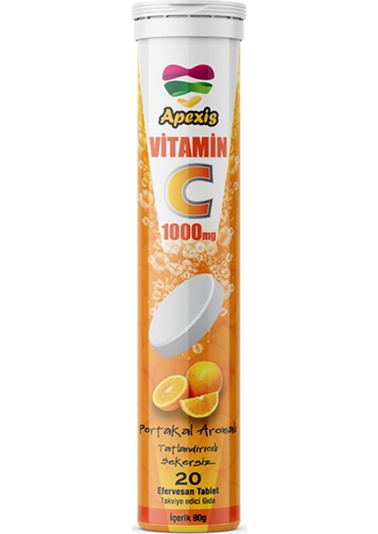 Vitamin C 20 Efervesan Tablet 1000 Mg