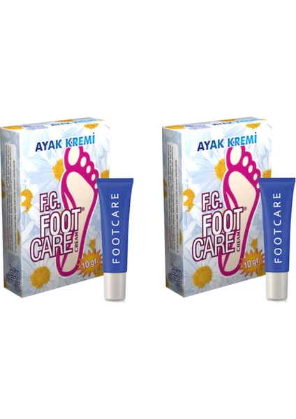 F.C. Foot Care  Ayak Kokusu Giderici Krem 2 Adet + Çorap