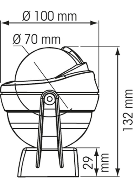 Offshore 75 Beyaz Braketli Pusula 63866