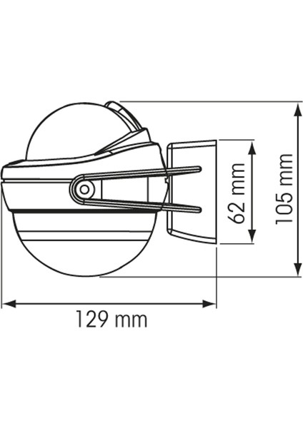 Offshore 75 Beyaz Braketli Pusula 63866