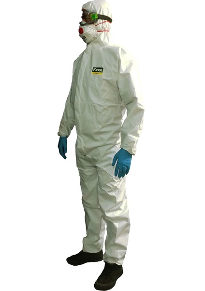 Coverall Lamine Type 5/6 Tek Kullanımlık Tulum