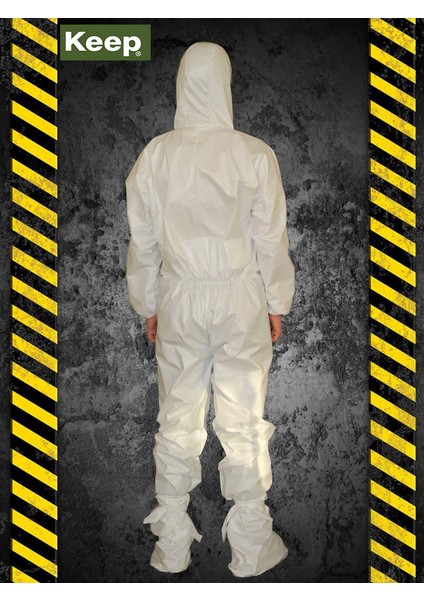 Coverall Lamine Type 5/6 Tek Kullanımlık Tulum