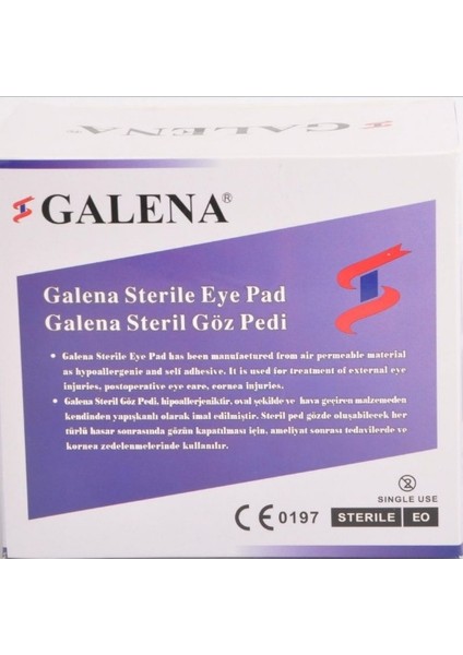 Göz Kapama Bandı Steril Yetişkin 50'li fiyatları