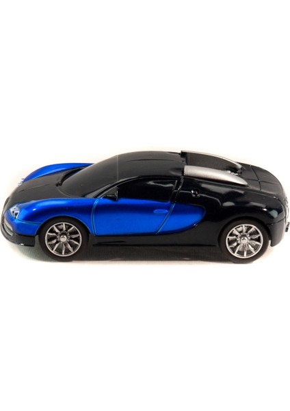 1:22 Ölçek Uzaktan Kumandalı Bugatti Veyron Mavi modelleri