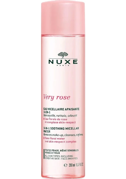 Very Rose 3-In 1 Soothing Micellar Water - Temizleyici Misel Su 200ml