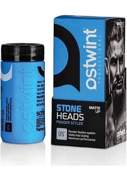 05 Stone Heads Saç Şekillendirici Toz Wax Mavi 20 ml