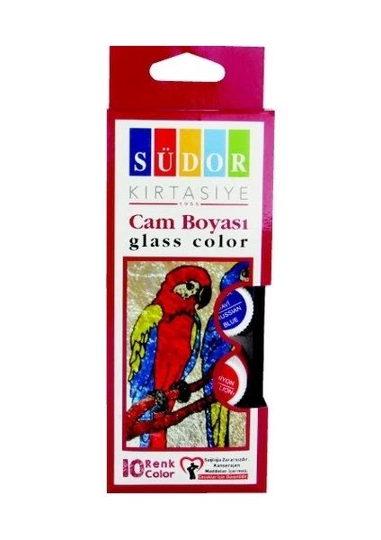 Cam Boyası 10 Renk 25 ml