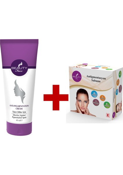 Leke Kremi Tekli 40 ml +Beauty Face Leke Sabunu 90 gr.