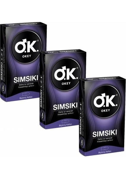 Prezervatif Sımsıkı 3'lü (30 Adet)