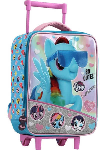 My Little Pony Kız Çocuk Box True Love Tekerlekli Anaokul Çantası 5219