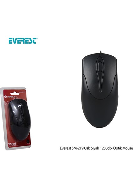 SM-219 Mouse Siyah