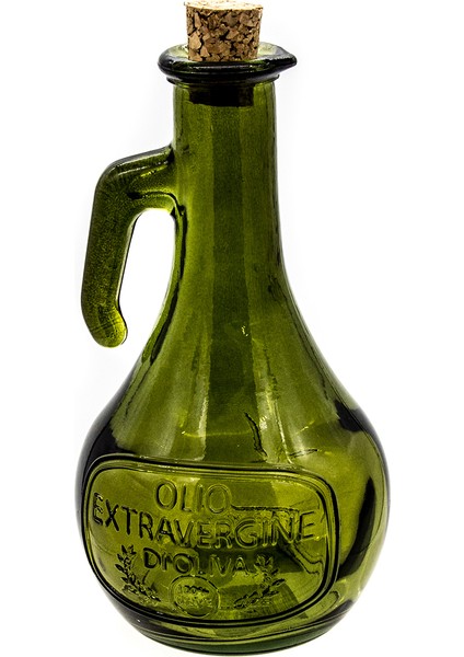 Olio Kulplu Yağ Şişesi 500 cc Yeşil