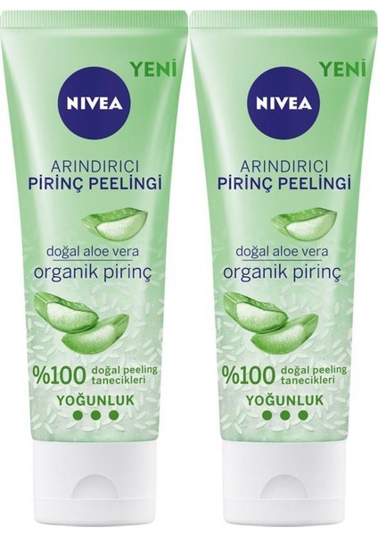 Arındırıcı Organik Pirinç Peelingi 75 ml x 2,Yüz Temizleme