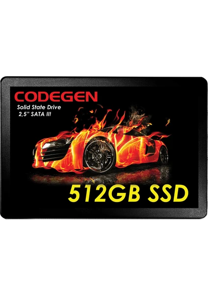 CDG-512GB-SSD25 512GB 500MB-450MB SATA 3 SSD