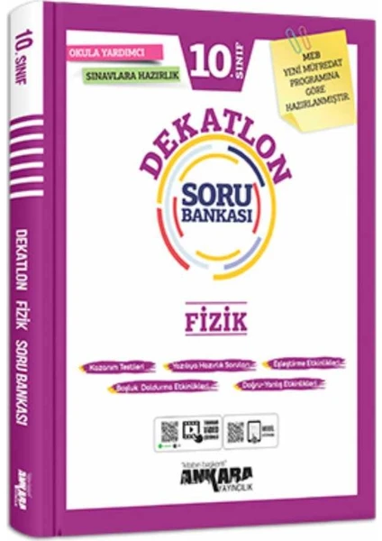 Ankara Yayıncılık 10.Sınıf Dekatlon Fizik Soru Bankas