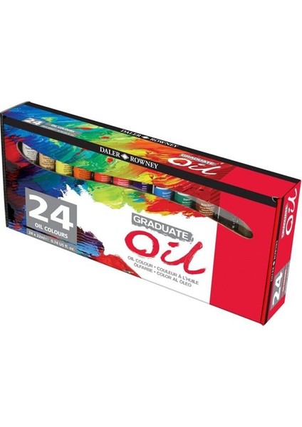 Graduate Oil Yağlı Boya Seti 24 Renk x 22 ml