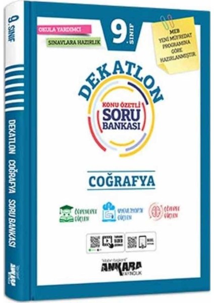 Ankara Yayıncılık 9.Sınıf Dekatlon Coğrafya Soru Bankası