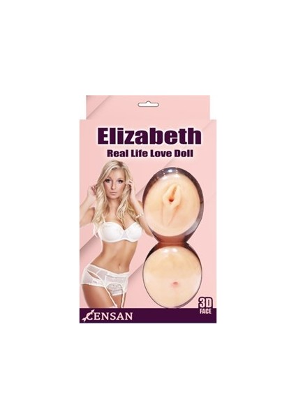Elizabeth Gerçekçi Sarışın Şişme Bebek