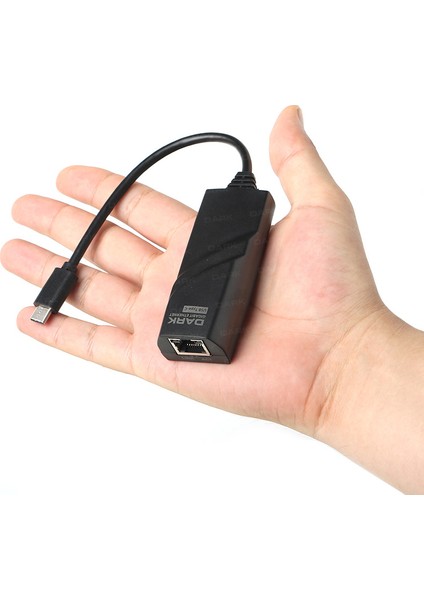 USB 3.1 Type C - 10/100/1000 Gigabit Ethernet Dönüştürücü (DK-AC-U31XGLAN)