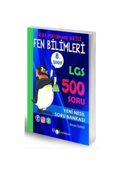 İdol Yayınları 8. Sınıf Yüksek Performans Fen Bilimleri Soru Bankası