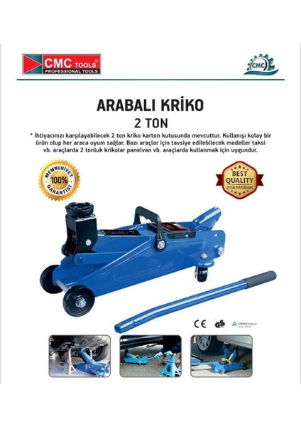 2 Ton Arabalı Kriko