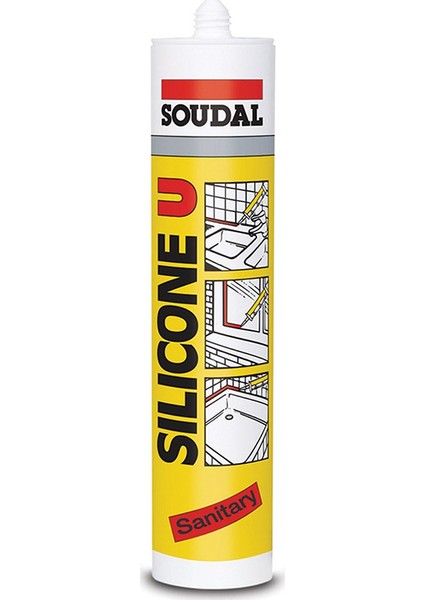 Soudal Silicone U Beyaz Silikon