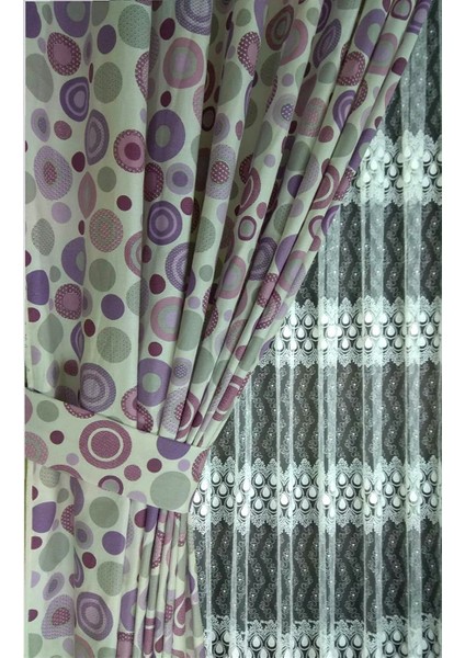 170 x 250 cm Pilesiz Düz Dikim Duck Fon Perde