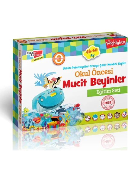 Okul Öncesi Mucit Beyinler Eğitim Seti 48-60 Ay