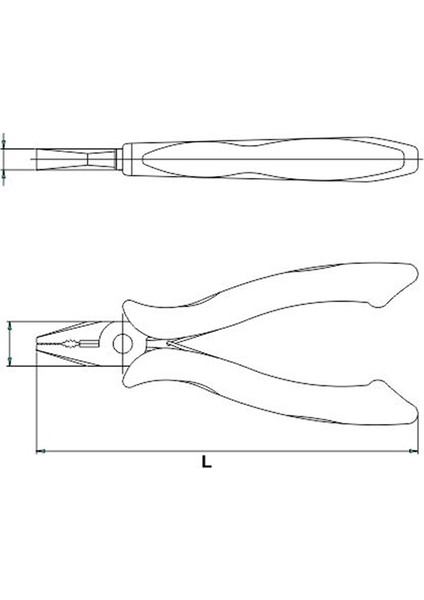 İzeltaş  125MM Elektronikçi Pense