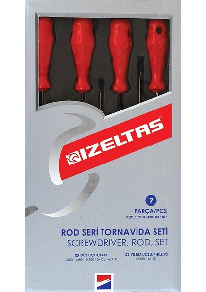 ş Opak Tornavida Seti 7 Parça