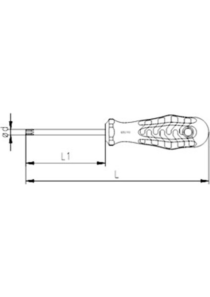 İzeltaş  T25 Torx Uçlu Tornavida