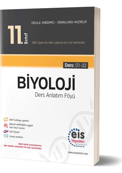 Eis Yayınları 11.Sınıf Biyoloji Ders Anlatım Föyü