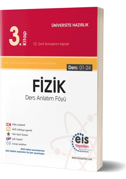 Eis Yayınları Fizik 3. Kitap Ders Anlatım Föyü