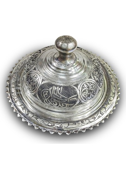 El Yapımı Bakır Servis Tabağı