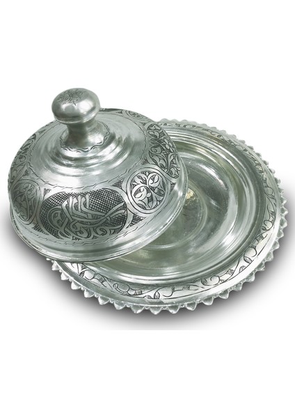 El Yapımı Bakır Servis Tabağı