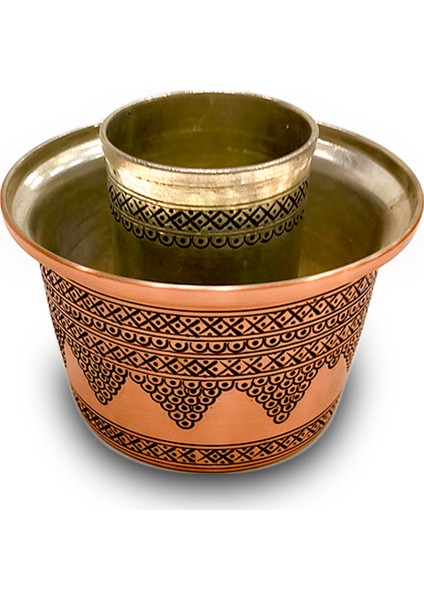 El Yapımı Bakır Ehlikeyf (Bardak Soğutucu)