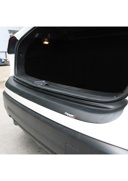 Nissan Qashqai Arka Tampon Eşiği Koruma (ABS) Mat Siyah 2014-2016