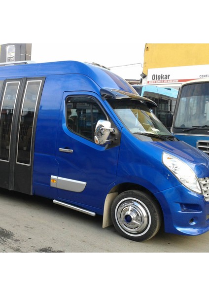Nissan NV400 Ön Cam Güneşliği Siperlik Vizör Şapka Terek (Abs) Parlak Siyah 2010 ve Sonrası