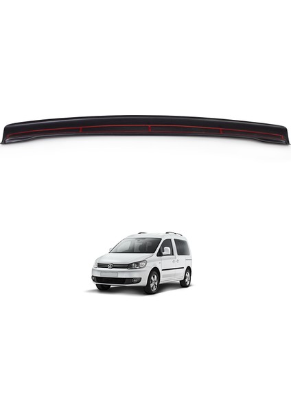 Volkswagen Caddy Arka Tampon Eşiği Koruma (ABS) Mat Siyah 2015-2020