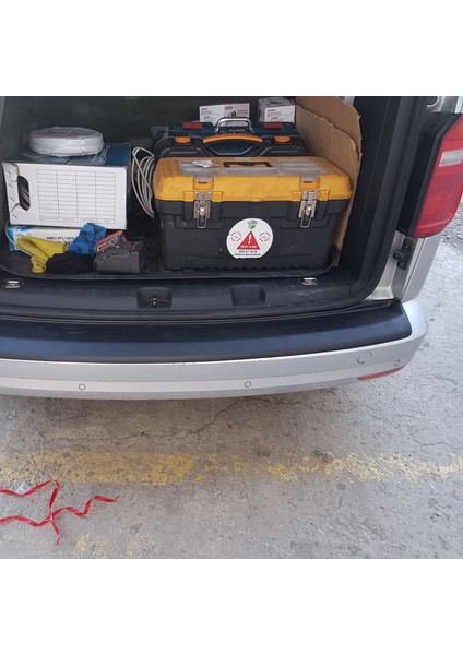 Volkswagen Caddy Arka Tampon Eşiği Koruma (ABS) Mat Siyah 2015-2020