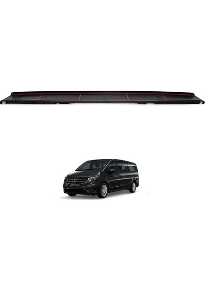Mercedes Vito W447 Arka Tampon Eşiği Koruma (ABS) Mat Siyah 2015-2020 fiyatları