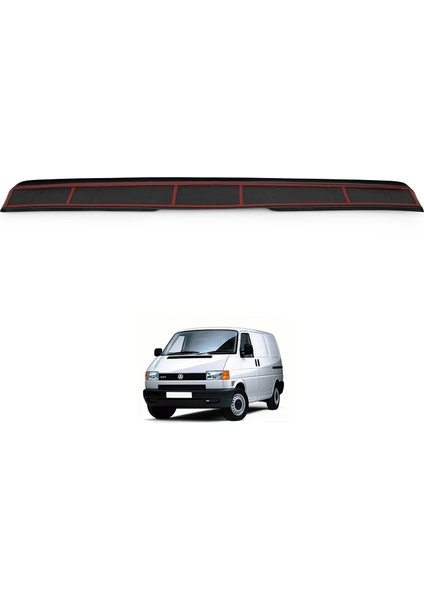 Volkswagen T4 Transporter Arka Tampon Eşiği Koruma (ABS) Mat Siyah 1995-2003
